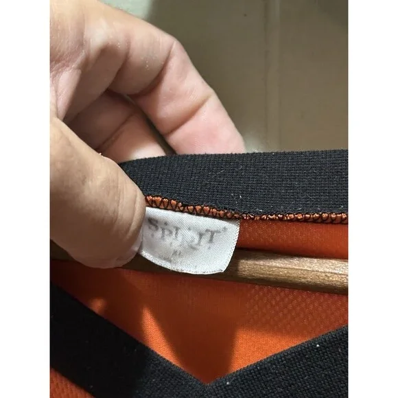 Spirit Halloween Black Orange HORROR Hockey Jersey XL Reaper Phantom 31 - Picture 5 of 6